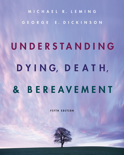 Understanding Dying Death And Bereavement 9780534627362 Cengage
