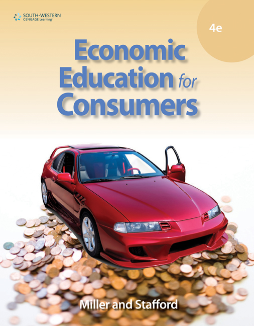 Product cover for Economic Education for Consumers 4th Edition by Roger LeRoy Miller/Alan D. Stafford