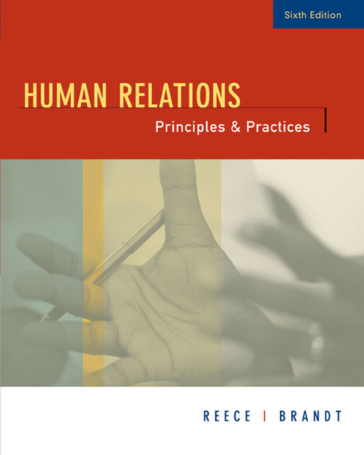 Effective Human Relations 9781305576162 Cengage