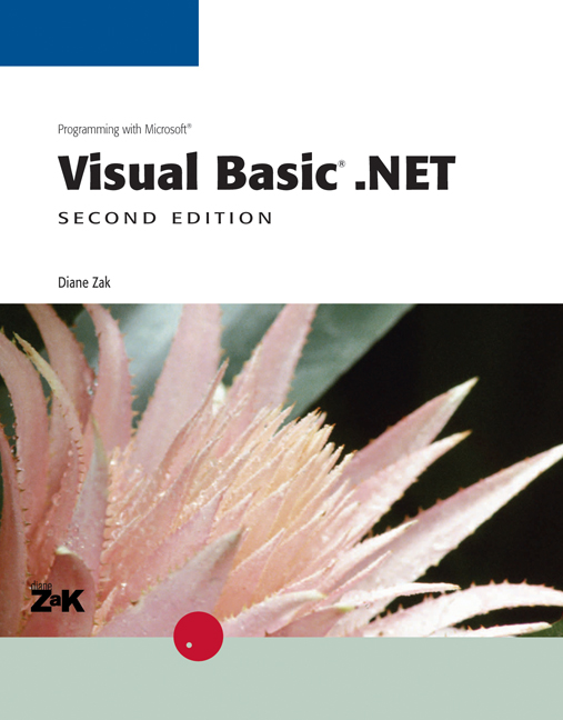Microsoft Visual Basic 2012 9781285084169 Cengage
