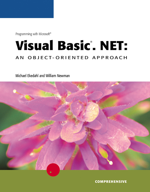Programming with Microsoft Visual Basic®.NET: An Object-Oriented ...
