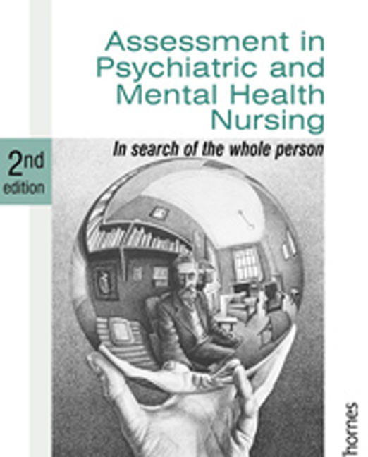 Product cover for Assessment in Psychiatric and Mental Health Nursing: In Search of the Whole Person 2nd Edition by Linda Finlay