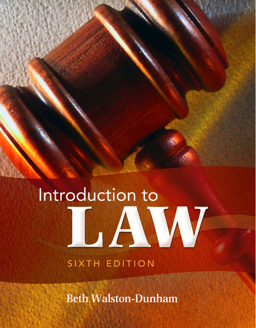 Introduction To Law 9781111311896 Cengage