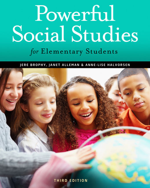 Product cover for Powerful Social Studies for Elementary Students 3rd Edition by Jere Brophy/Janet Alleman/Anne-Lise Halvorsen
