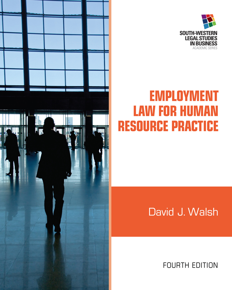 Employment Law for Human Resource Practice 9781111972196 Cengage