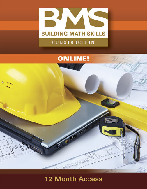 Product cover for Building Math Skills Online Individual Instant Access Code for Construction 1st Edition by Delmar