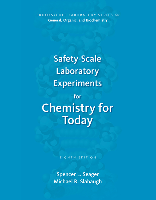SafetyScale Laboratory Experiments for Chemistry for Today 9781133604259 Cengage