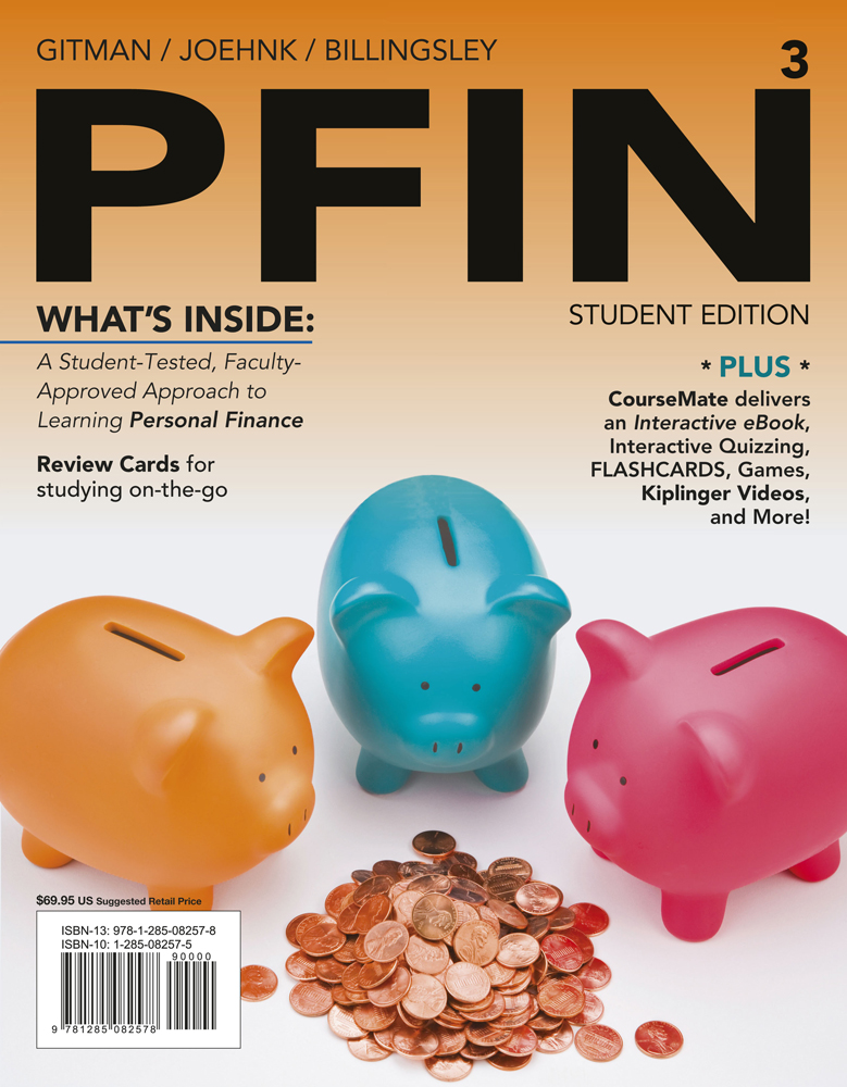 Pfin3 With Coursemate Printed Access Card 9781285082578 Cengage