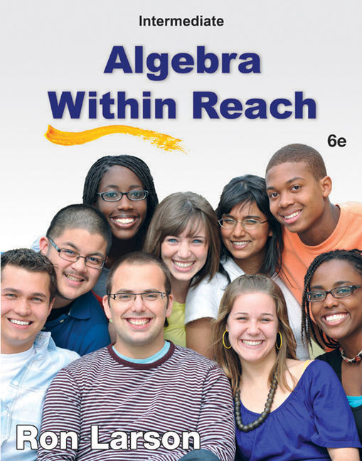 Product cover for Intermediate Algebra: Algebra Within Reach 6th Edition by Ron Larson