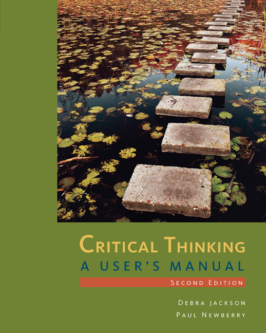 critical thinking the art of argument 2nd edition pdf free