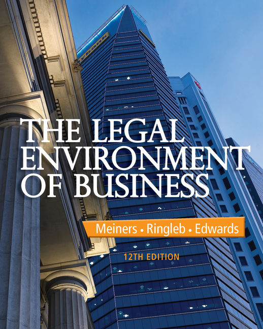 Legal Environment Of Business With Mindtap Code Edition 9th - Business