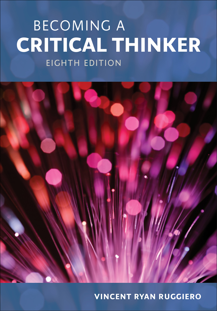 Product cover for Becoming a Critical Thinker 8th Edition by Vincent Ryan Ruggiero