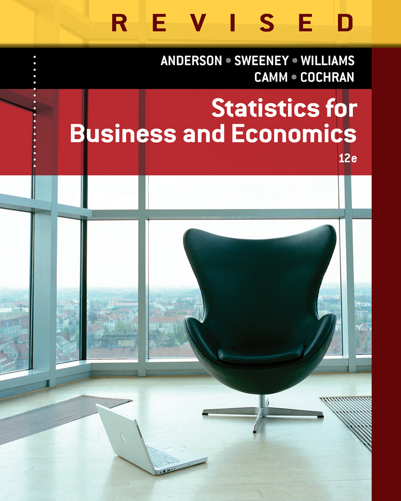 Statistics for Business & Economics, Revised (with XLSTAT