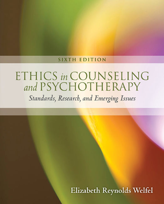 Ethics in Counseling & Psychotherapy - 9781305089723 - Cengage