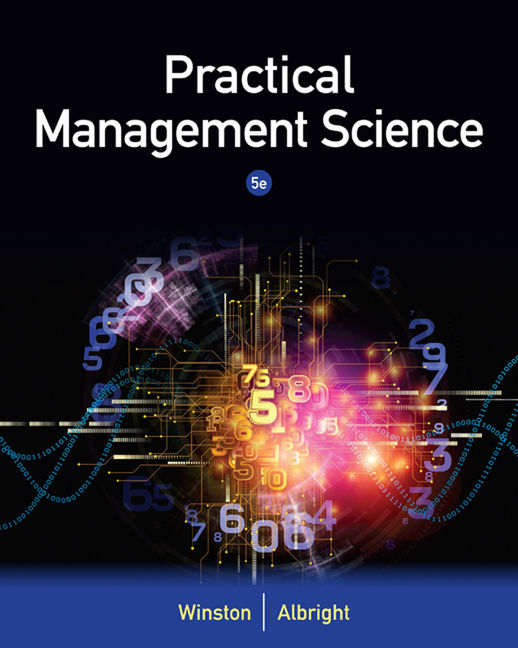 Practical Management Science 9781305250901 Cengage