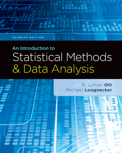 An Introduction To Statistical Methods And Data Analysis 9781305269477 Cengage