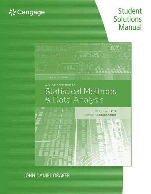 An Introduction To Statistical Methods And Data Analysis 9781305269477 Cengage