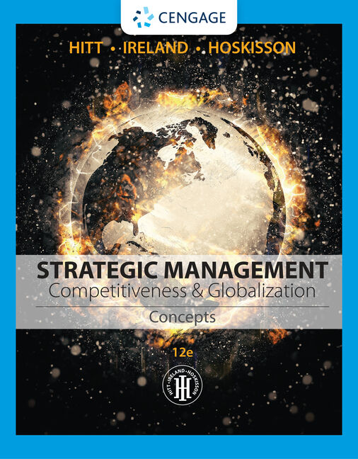 Strategic Management Concepts 9781305502208 Cengage