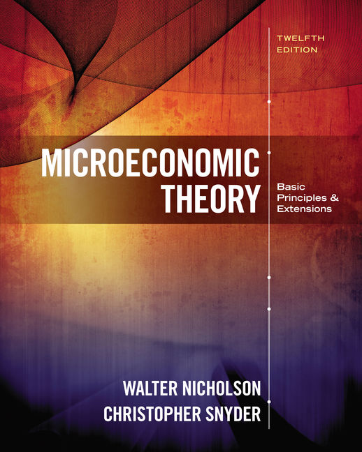 Microeconomic Theory 9781305505797 Cengage