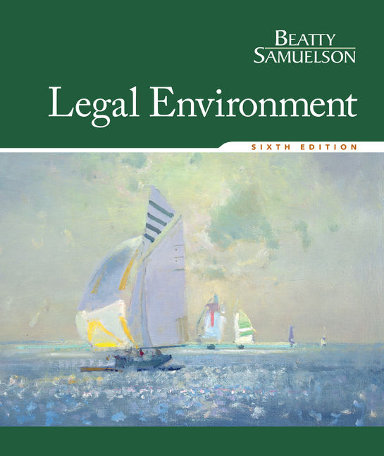 The Legal Environment Today - 9781305075450 - Cengage