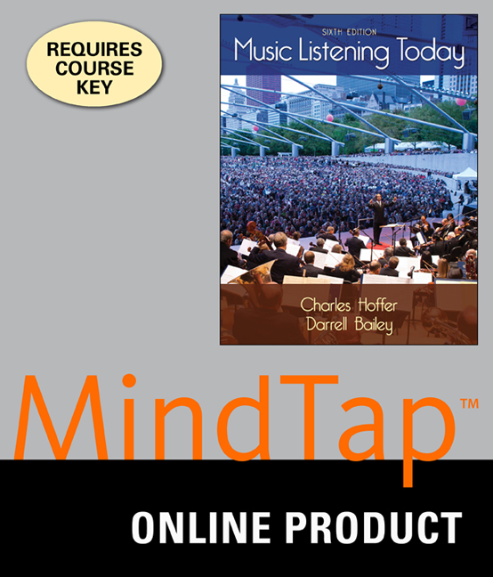 Product cover for MindTap Music, 1 term (6 months) Instant Access for Hoffer/Bailey's Music Listening Today 6th Edition by Charles Hoffer/Darrell Bailey