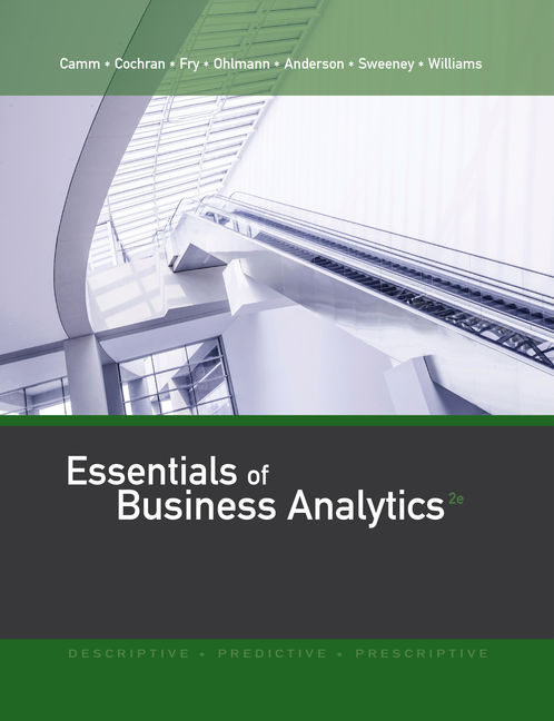 Essentials Of Business Analytics 9781305627734 Cengage
