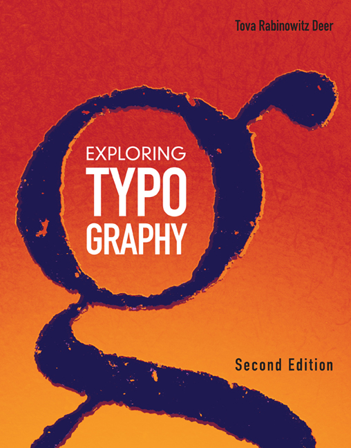 Product cover for eBook: Exploring Typography 2nd Edition by Tova Rabinowitz