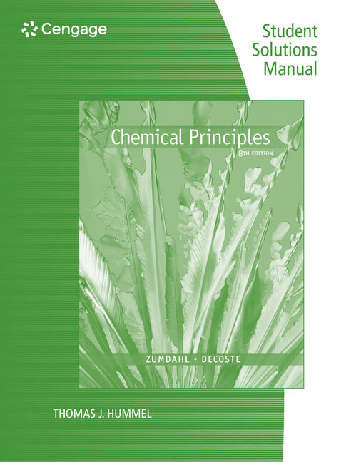 Student Solutions Manual for Zumdahl/Zumdahl/DeCoste’s Chemistry, 10th