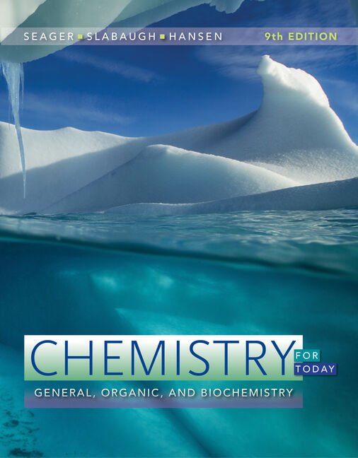 Product cover for Chemistry for Today: General, Organic, and Biochemistry 9th Edition by Spencer L. Seager/Michael R. Slabaugh/Maren S. Hansen