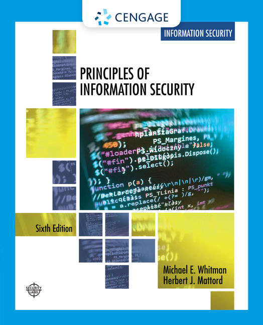 Principles Of Information Security 9781337102063 Cengage