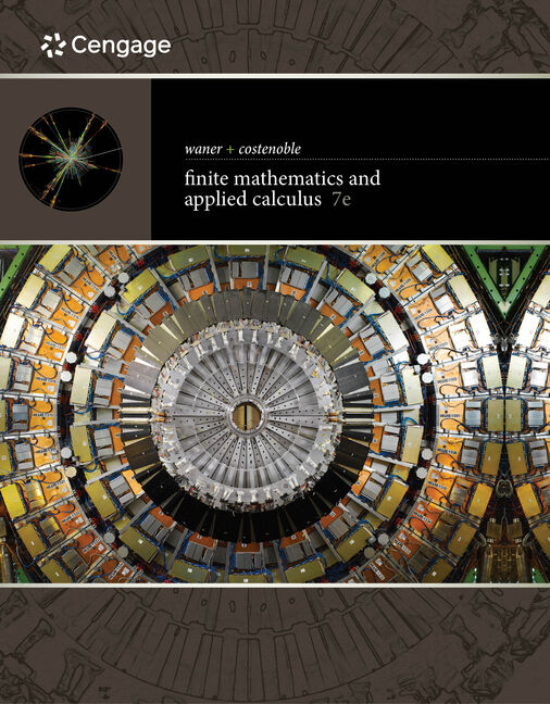 Finite Mathematics And Applied Calculus 9781337274203 Cengage