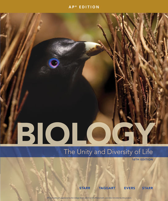 【未使用】Biology 15th AP edition生物　洋書ハードカバー Biology: The Unity and Diversity of Life, AP® Edition, 15th