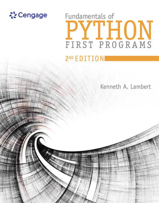 Fundamentals Of Python 9781337560092 Cengage