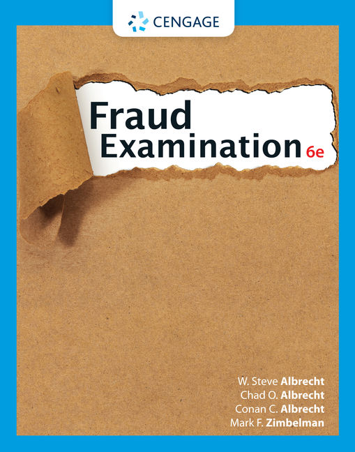 Fraud Examination 9781337619677 Cengage
