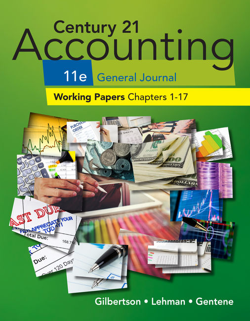 Print Working Papers, Chapters 1-17 for Century 21 Accounting