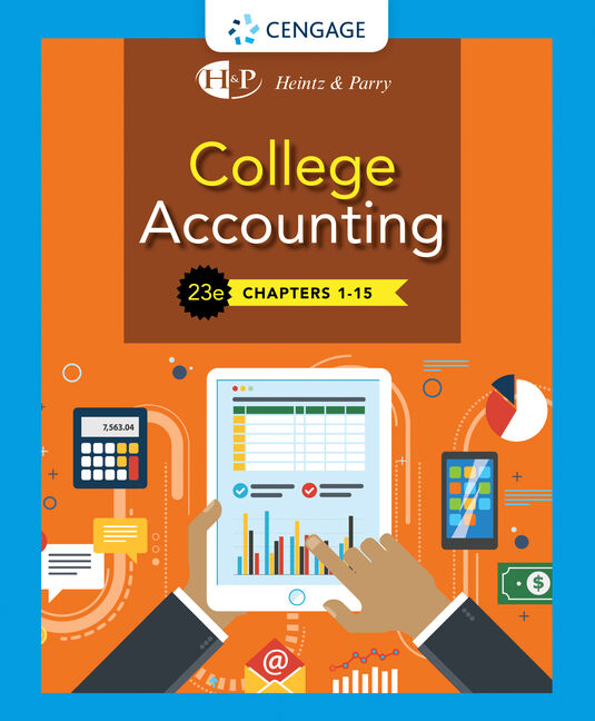 Product cover for College Accounting, Chapters 1- 15 23rd Edition by James A. Heintz/Robert W. Parry