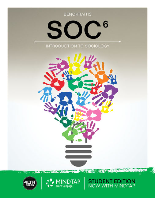 Product cover for MindTap Sociology, 1 term (6 months) Instant Access for Benokraitis' SOC 6 6th Edition by Nijole V. Benokraitis