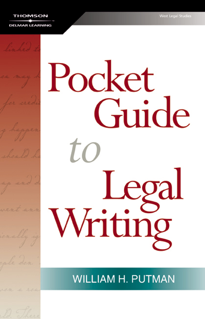 The Pocket Guide to Legal Writing, Spiral bound Version, 1st