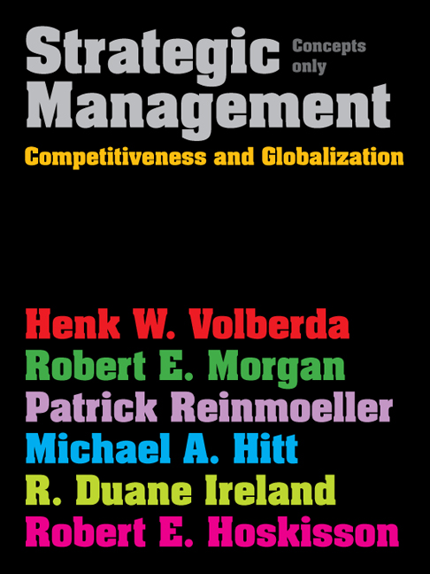 Strategic Management 9781408019221 Cengage