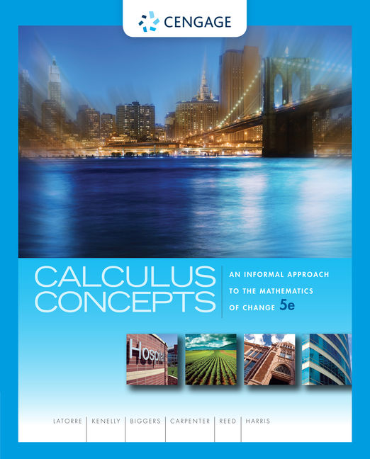 Calculus Concepts: An Informal Approach to the Mathematics
