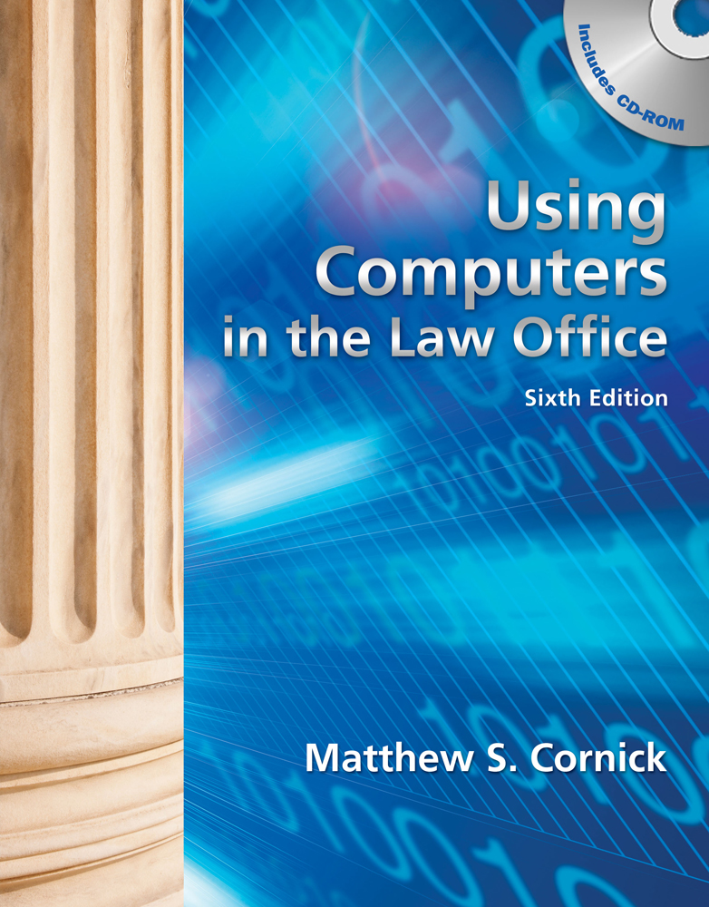 Using Computers In The Law Office Book Only