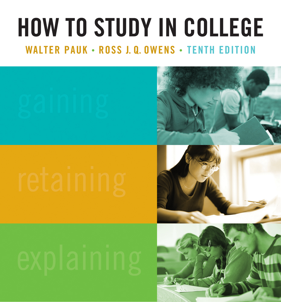 How To Study In College 9781439084465 Cengage