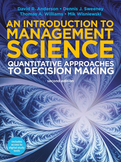 Ebook An Introduction To Management Science 9781473706026 Cengage
