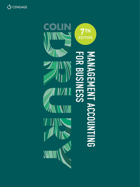 Management Accounting For Business 9781473749115 Cengage