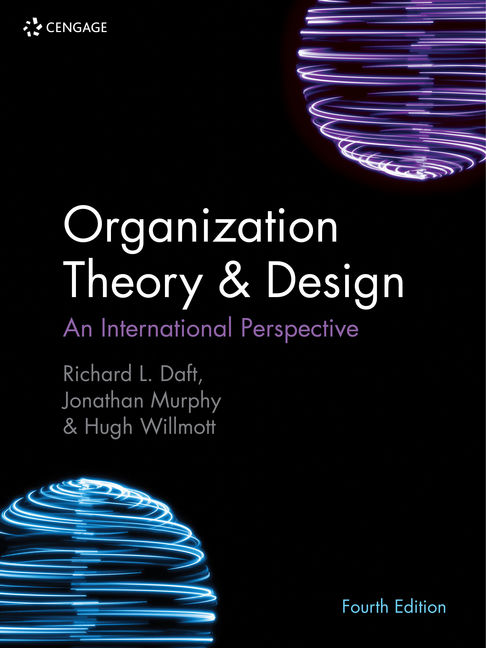 Organization Theory Design 9781473765900 Cengage