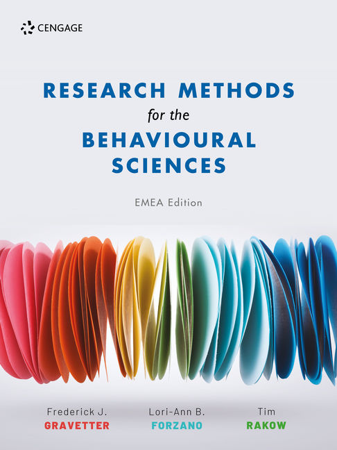 Research Methods For The Behavioural Sciences - 9781473774032 - Cengage