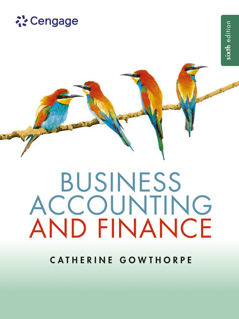 Business Accounting & Finance, 6th Edition - 9781473791275 - Australia