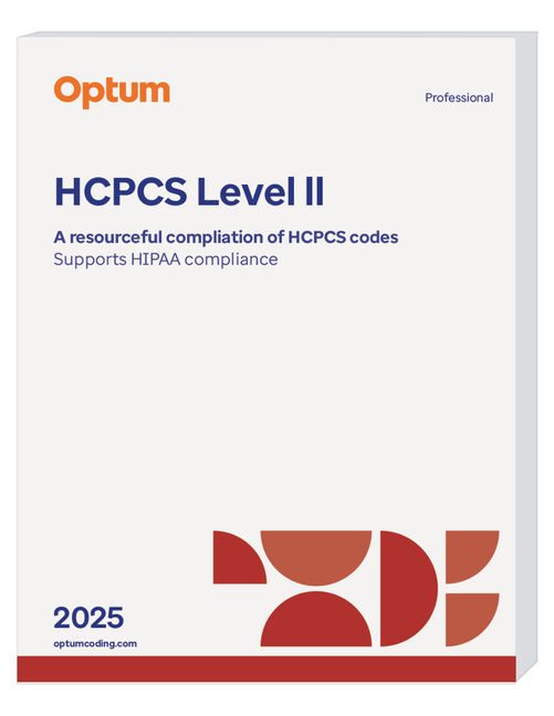 HCPCS Level II Professional 2025, 1st Edition