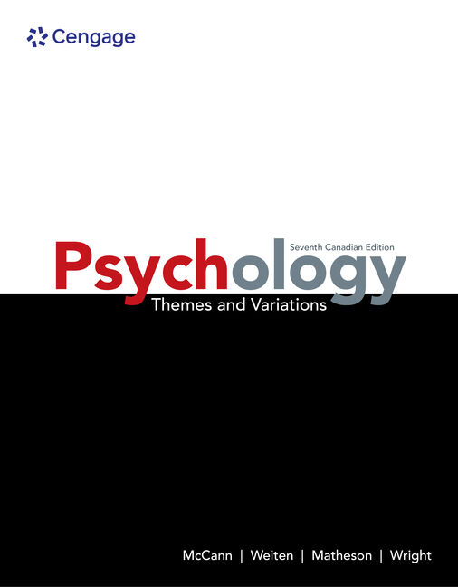 Psychology: Themes and Variations, 7th Edition