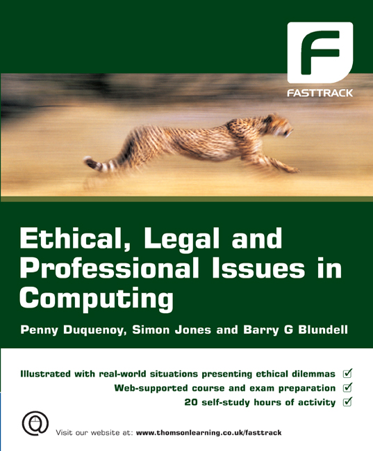 Ethical Legal And Professional Issues In Computing